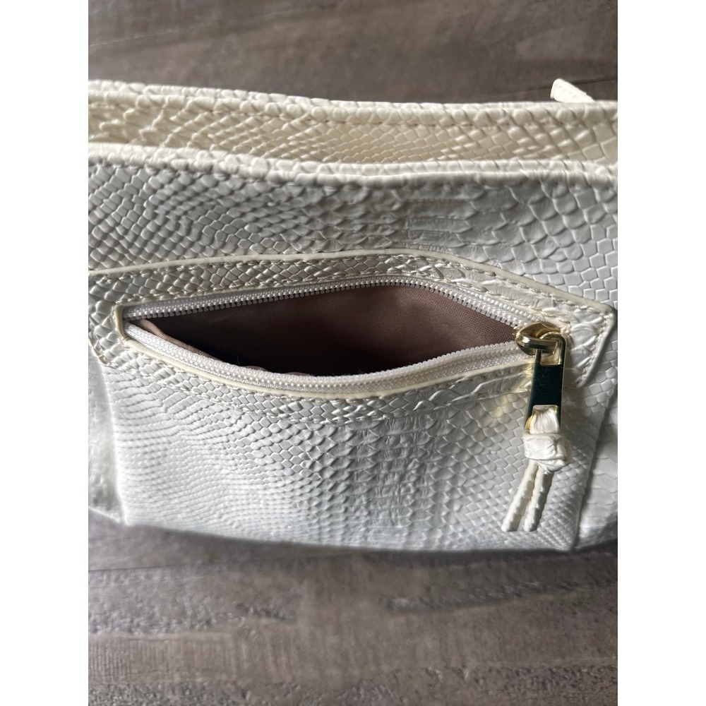 Nicole By Nicole Miller White Snake Print Purse - Picture 9 of 10